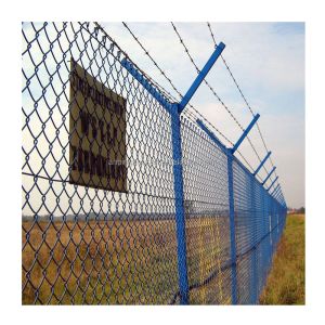China Rectangle PVC Coated Decorative Garden Fences for Airports 3D Wire Mesh Fence on sale
