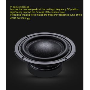 HIFI 3 Way Bookshelf Stereo Speakers Pyramid Shaped 4 Ohms With Tube Amplifier