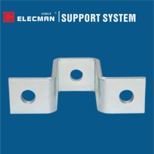 3 Hole U Shape Strut U Bracket Fitting Galvanised Steel