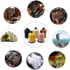 16oz Bonded Sewing Thread with Multicolor and UV Proof Made of Plastic Cone