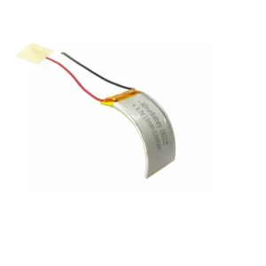 China Curved LiPo Rechargeable Battery 3.7 V 13mAh With Low Self Discharge on sale