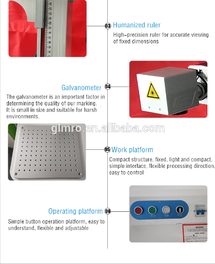 Fiber Laser Marking Machine for Metal plastic