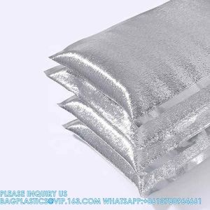 Hamburg Food Reusable thermal Insulate Zipper Delivery Thermal Bag Foil Thermal