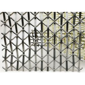 Springs Rods Connection Woven Mesh Technic Architectural Wire Mesh Irregular