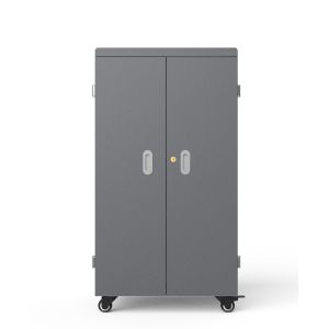 0.8mm Galvanized Ipad Lockable Charging Cabinet Cart For Schools
