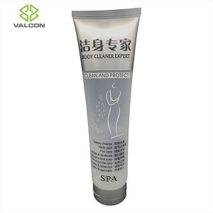 Grey Empty Ointment Tubes Diameter 50 MM Flip Cap For Body Cleaner