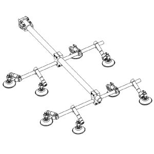 Customized Transfer End Effector With Grippers Aluminum / Steel Material