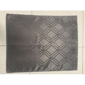 BSCI passed-Fashionable jacquard grey cushion cover with check design