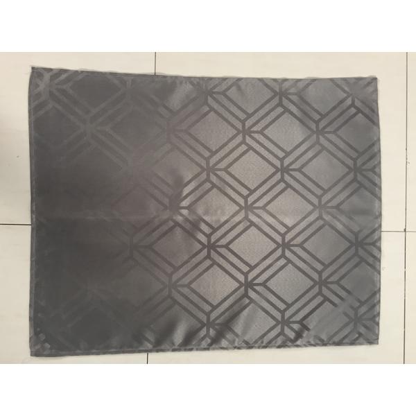 Quality BSCI passed-Fashionable jacquard grey cushion cover with check design wholesale