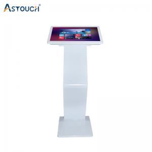 China Indoor Touch Screen Kiosk 15.6 Inch Retail Self Service Kiosk TUV on sale
