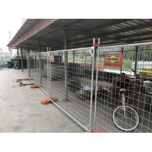 22.00kg Temporary Barrier Fencing / Construction Site Fencing Q235 Steel