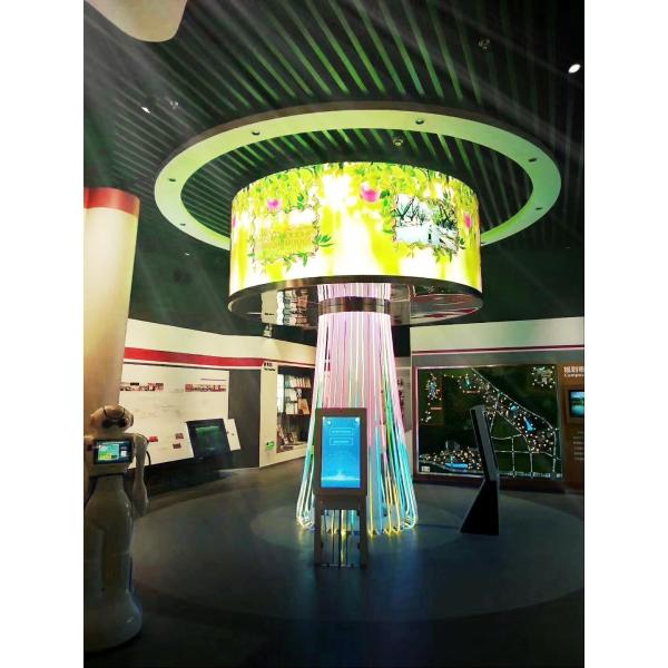 Full-color Led Video Display Screen P6 Indoor Flexible Curtain Circular
