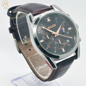 Custom Luxury Waterproof Wristwatch Analog And Digital Display Mens Stylish
