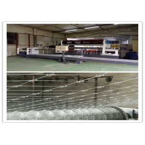 PLC Control 2.4m Width Fixed Knot Fence Machine