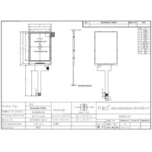Polcd RoHS 2.4 Inch Lcd Tft Display ST7789V3 TFT LCD Module 4 Wire SPI