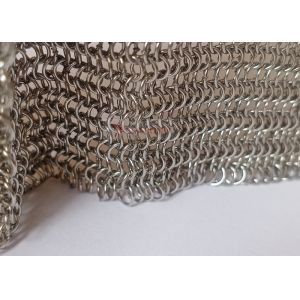 0.53x3.81mm Chainmail Ring Mesh As Metal Mesh Curtains