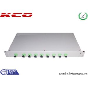 1.0 m Fiber Optic Cable Splitter PON Rack Mount patch panel 1 to 8 Port