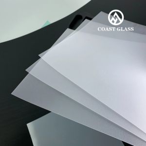 Self Adhesive Smart PDLC Film Frosted / Etched Surface Treatment