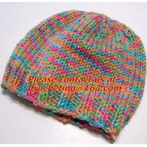 New High Fashion Soft Chunky Acrylic Cable Knitted Multicolor Beanie, Newest