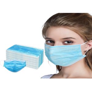 China Breathable 3 Ply Disposable Surgical Mask 17.5*9.5cm High Fluid And Respiratory Protection on sale