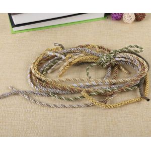Charming hot selling decorative round rope for home textile decoration