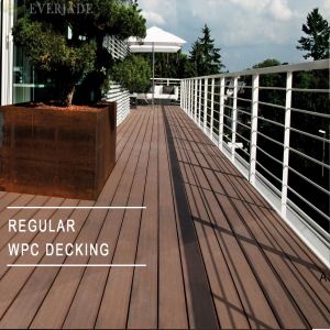 Modern Design Grey TAP GO WPC Exterior Composite Decking with Above 18mm