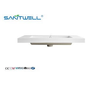 SWM900 Good Sale China Suppliers Artificial Stone Basins Rectangle Shape Easy