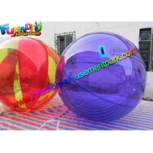 Kids Colorful Inflatable Zorb Ball , Swimming Pool Inflatable Water Ball