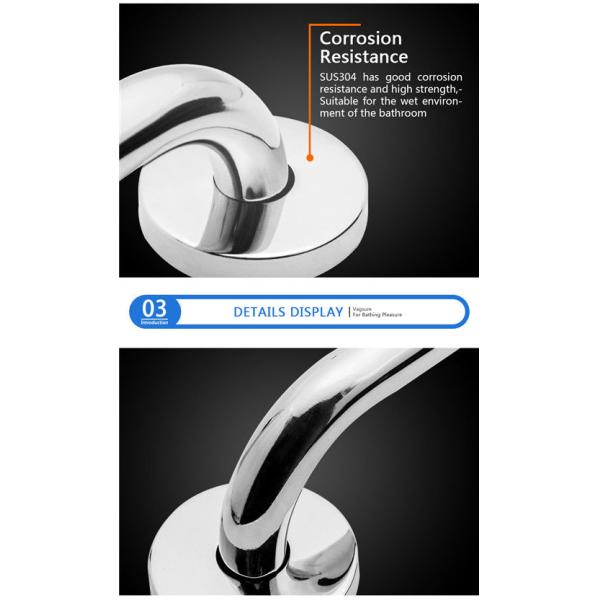 Multi Length Bathroom Fixtures And Fittings Stainless Steel Handles For The Disabled