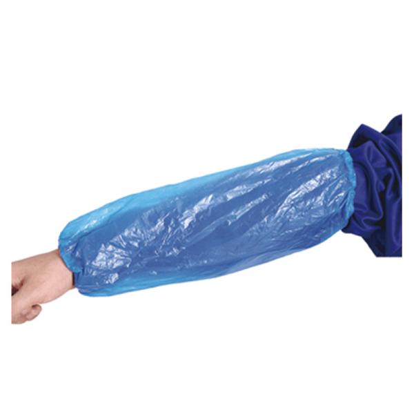 LD111 PE Waterproof Disposable Arm Sleeves with Elastic Cuff and Pull on Elastic