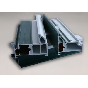 High Strength Aluminium Window Profiles Power Coating ISO Certification