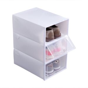 Moistureproof Shoes Storage Organizer , Detachable Stackable Plastic Shoe