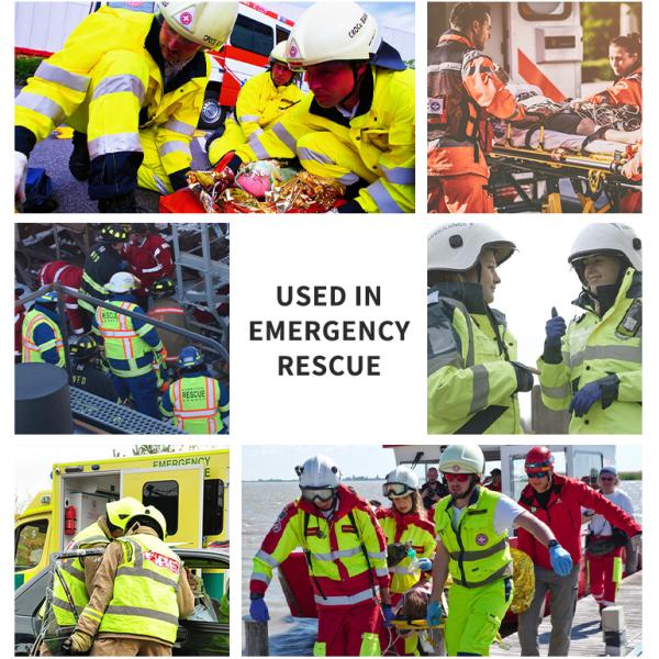 5xl En471 Breathable Fluorescent Reflective Jacket Construction Bomber Waterproof Hi Vis 2 In 1