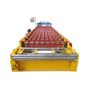 World Widely Used Market Roofing Sheet Metal Roll Forming Machine With PLC