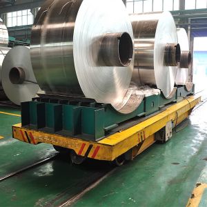 20t Aluminum Coil Transfer Cart with Lifting Platform