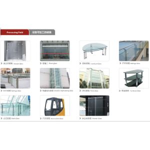 Full Automatic CNC Glass Drilling Machine for Sightseeing / Shower Glass