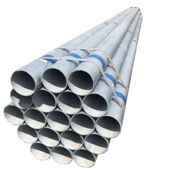 Quality 21mm Galvanized Steel Tube ERW Galvanized Round Tubing For Construction wholesale