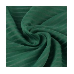 Supplier Recycled Poly Island Stripe Silk Like Eco-friendly 100% recycle