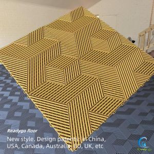 400*400mm Waterproof Race Deck Floor Tiles For Garages And Workshops