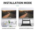 98'' LED Interactive Whiteboard , FCC Screen Touch LED TV For Classroom Android