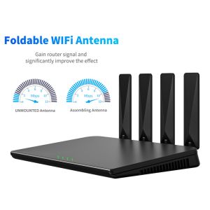 2.4GHz 5.8GHz Dual Band Tilt Rubber Duck WIFI Antenna for 50 Mile Long Range