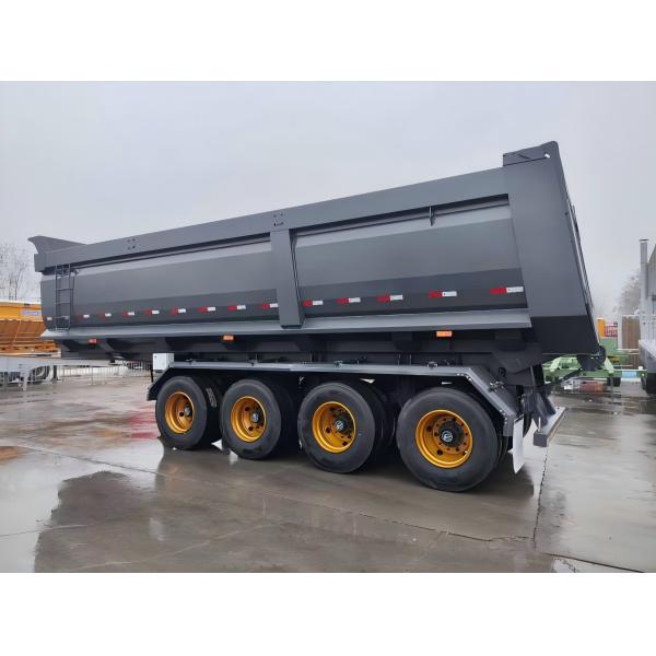 Customized iron can hall 14000 lb electric brakes on both axels 2 5/16 ball hook up 235R16 tire tipper dump farm trailer truck