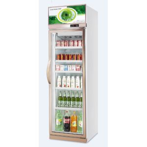 1700L commercial upright beverage display cooler with 3 glass doors