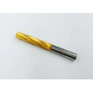 Solid Carbide Spiral Flute Reamer H6 Tolerance With Straight Shank