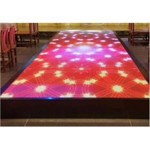 China High Brightness Dance Floor LED Display , Full Color Wedding LED Dance Floor on sale