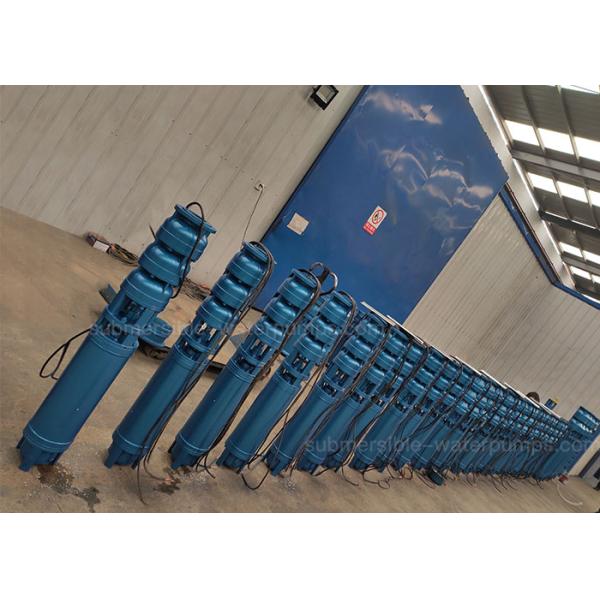 Borehole Submersible Deep Well Pumps / 37kw 75kw Submersible Water Pump