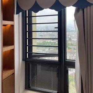 DIY Aluminum Frame Roller Retractable Screen Window Durable And Adjustable