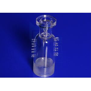 2.2g/Cm3 Science Lab Glassware Quartz Crucible Experimental Instrument