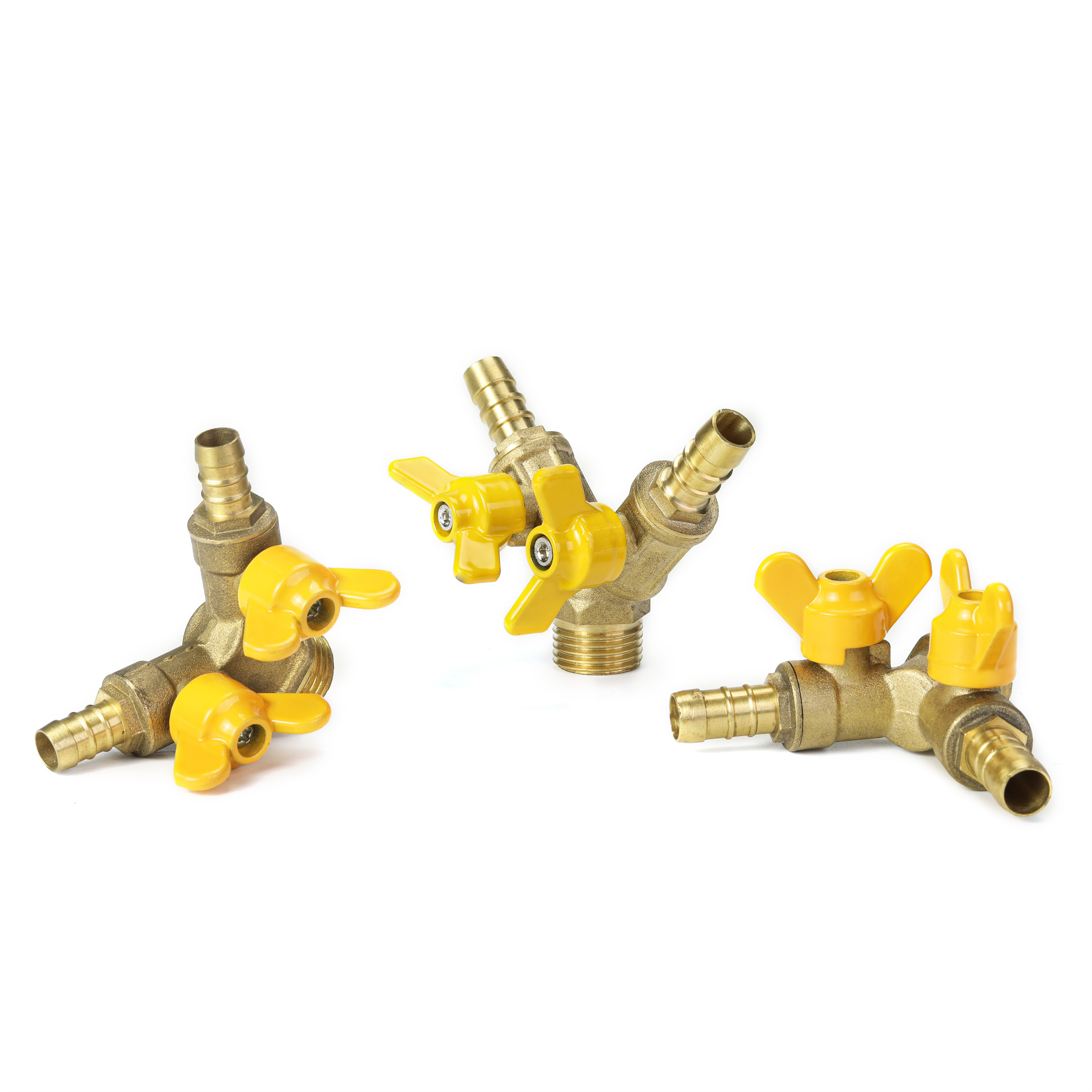 Surface Plating Copper Gas Valve Industrial Gas Valve G1/2 Connection