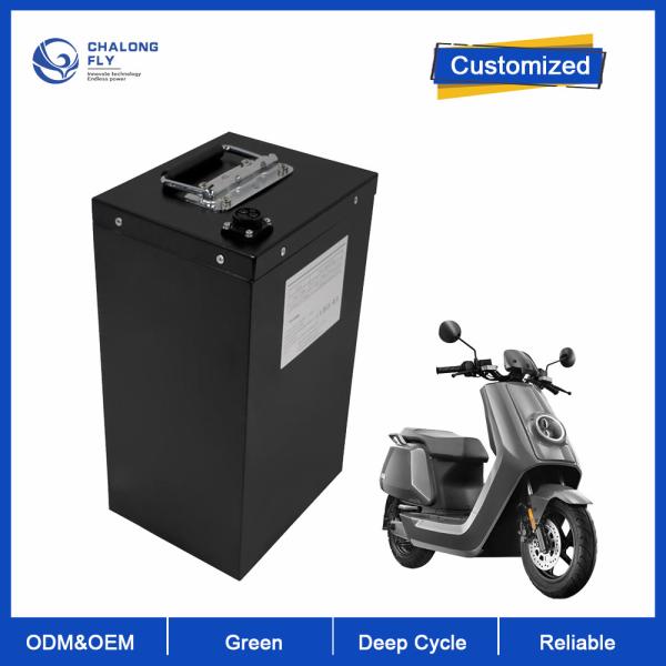 LiFePO4 Lithium Battery Customized 60V 72V Li-Ion Electric Motorcycle Battery